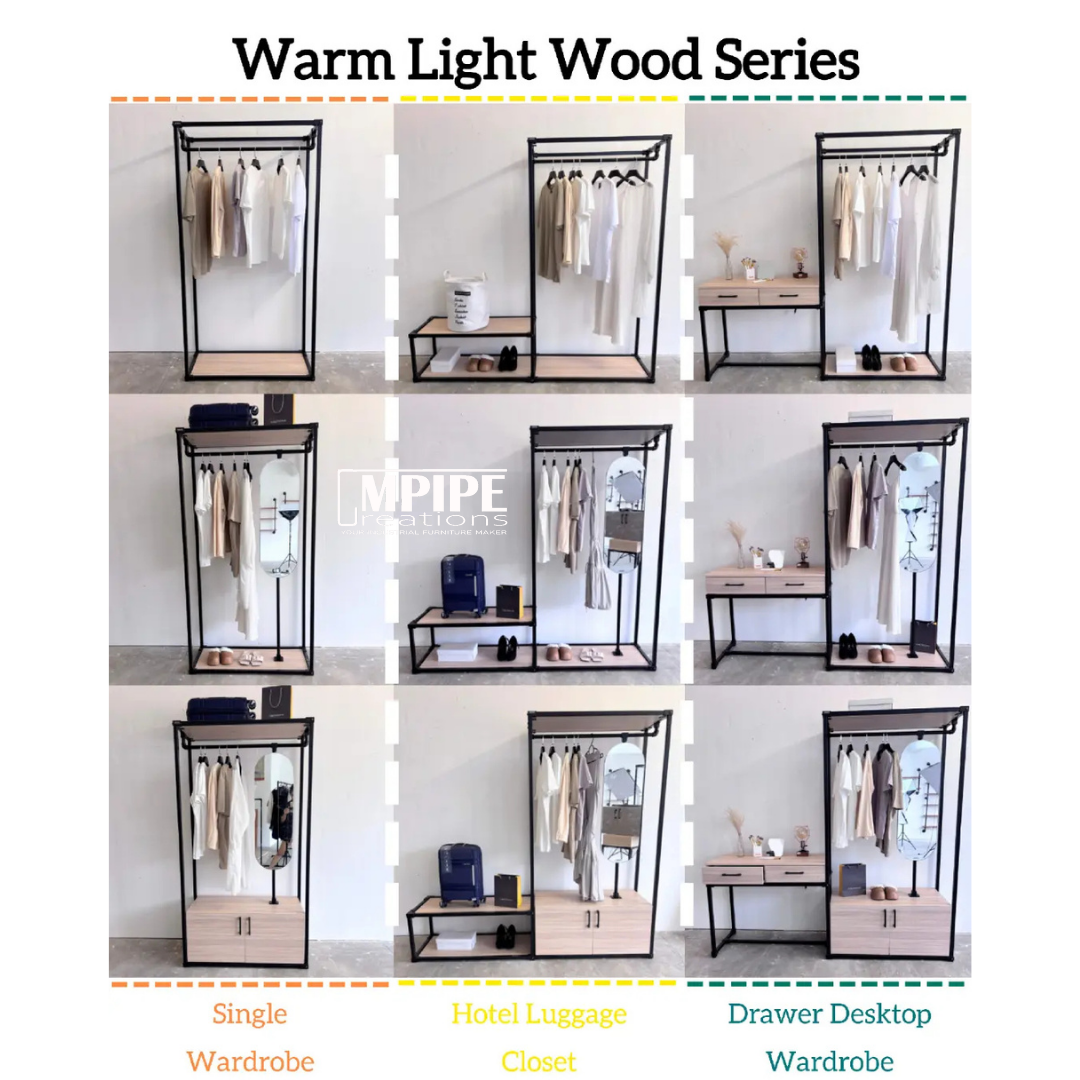 HOLLOW CLOSET ORGANIZER (DRAWER, CABINET, ROTATING MIRROR)