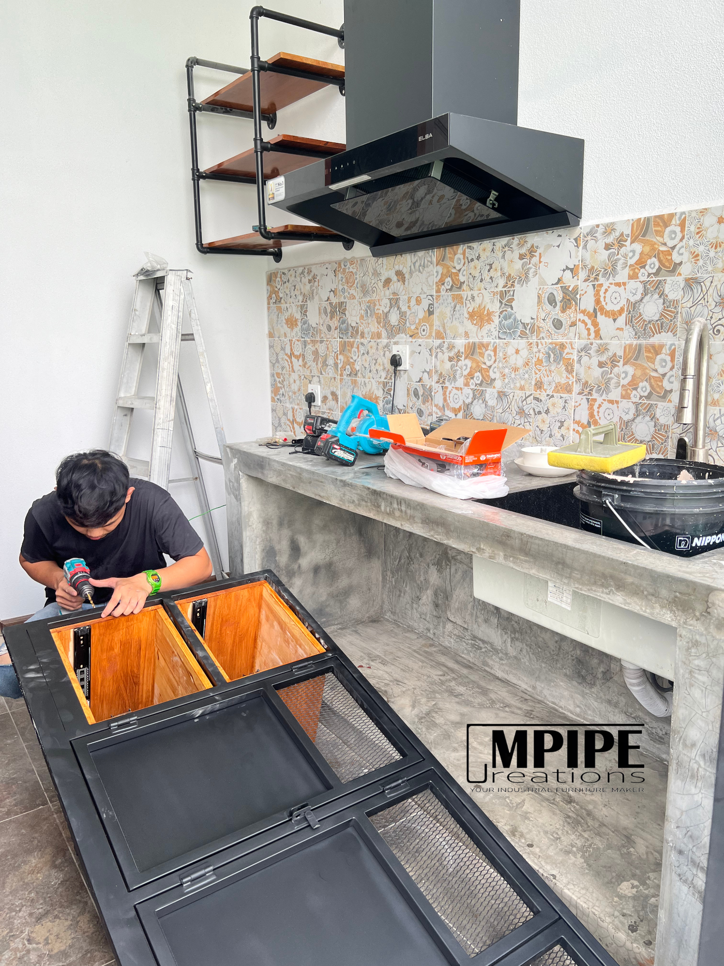 CODE: 3619(Wall Shelves) / 4665 (Kitchen Countertop) - @Puchong