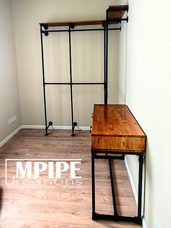 Dressing Rack Table CODE: Clothing Rack(1288) & Dressing Table(900)- @OUG – M-Pipe Creations